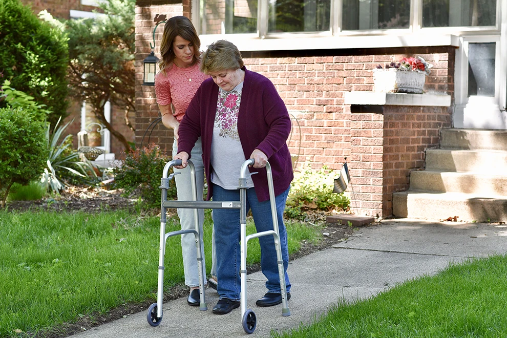 Senior living home transition